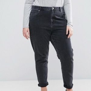 ASOS Black Mom Jeans